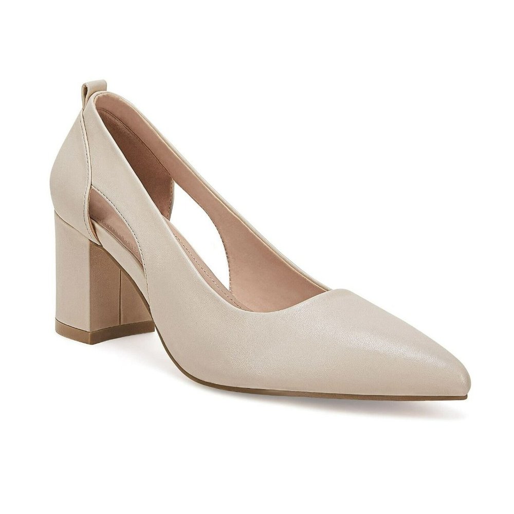 Womens Block Chunky Heels